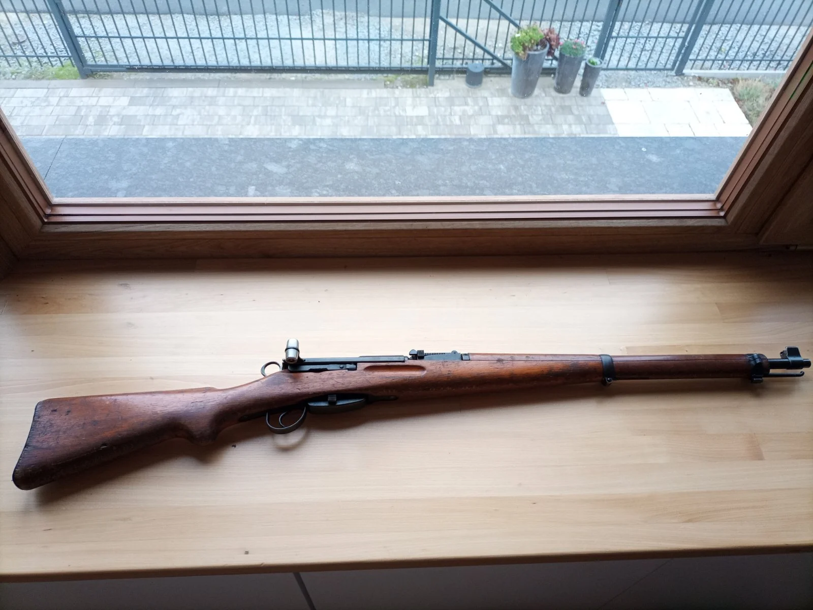 Karabin K31, 7,5x55, rok produkcji 1945 - w zestawie z amunicją