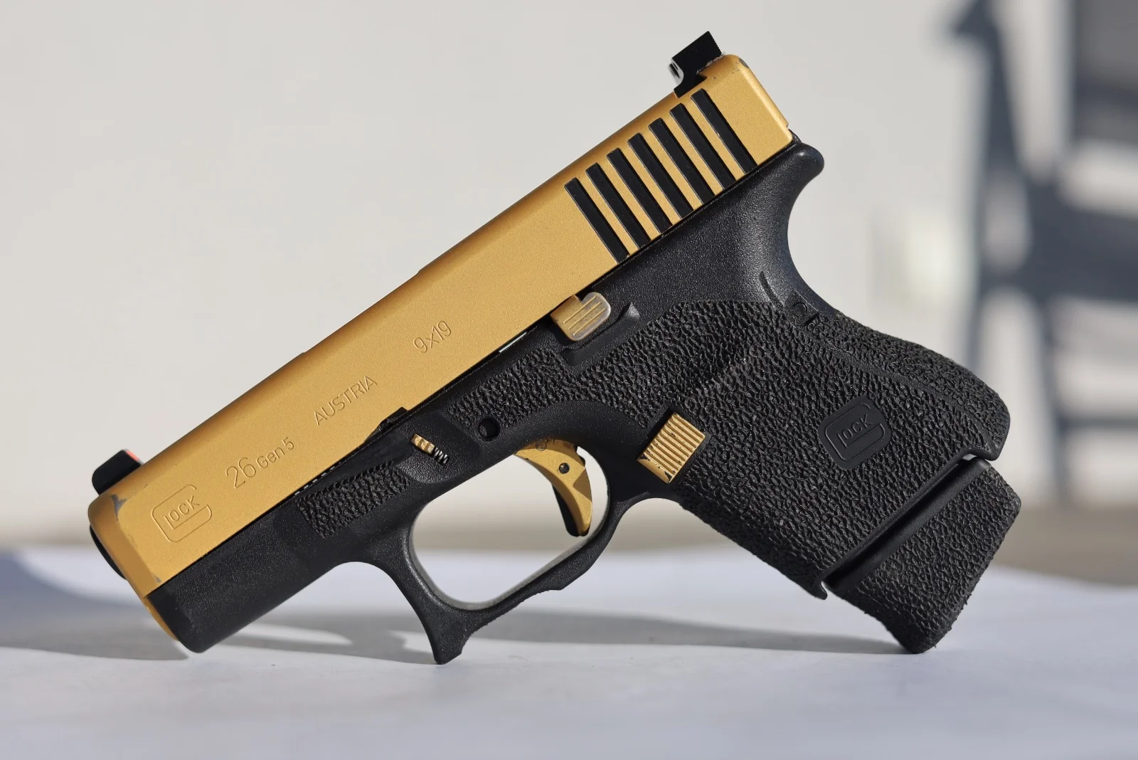 GLOCK 26 GEN 5 CERAKOTE STIPPLING TRYTY
