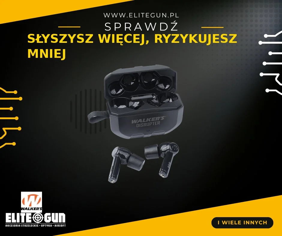 Walker's Disrupter Bluetooth Ear Buds - Aktywne Ochronniki Słuchu NRR 26 dB 1187,91 zł