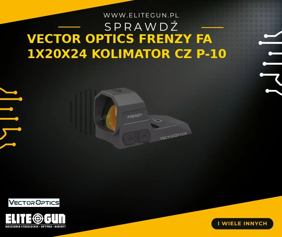 Vector Optics Frenzy FA 1x20x24 - kolimator otwarty do CZ P-10 i Shadow 2 OR