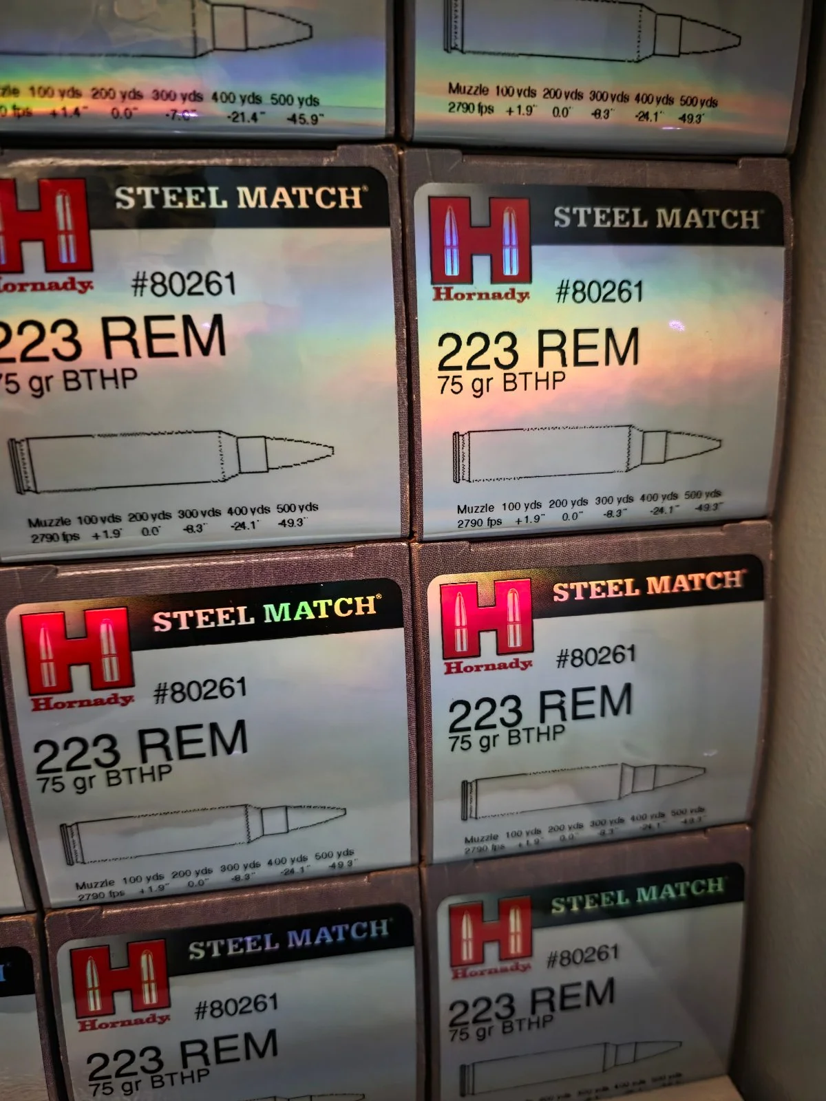 Hornady Steel Match 223 75gr  bthp