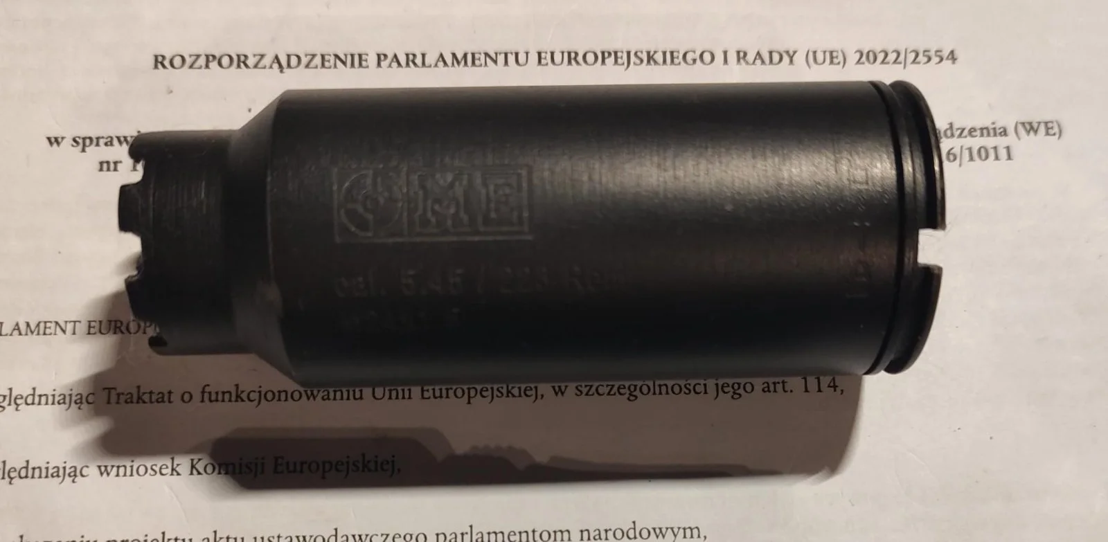 Tłumik płomienia do AK z gwintem M24X1.5