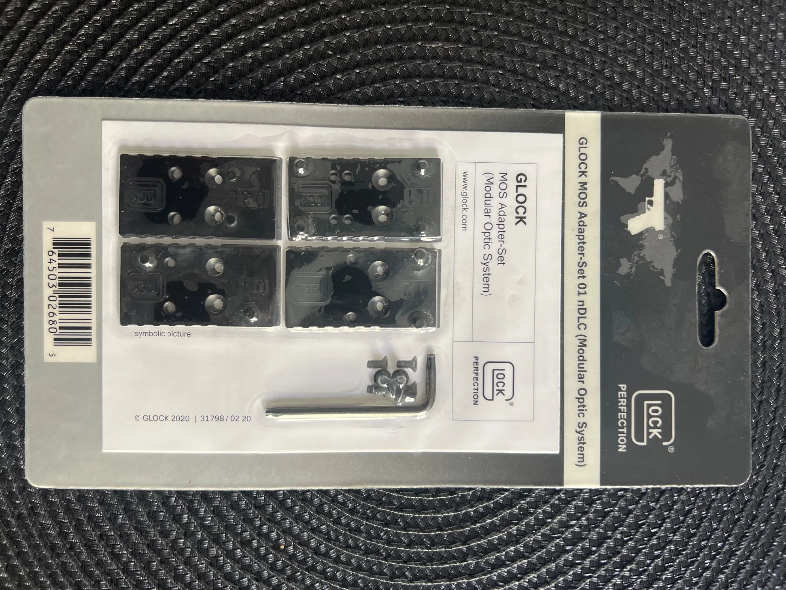 Zestaw 4 podstawek montażowych pod kolimator do Glock MOS