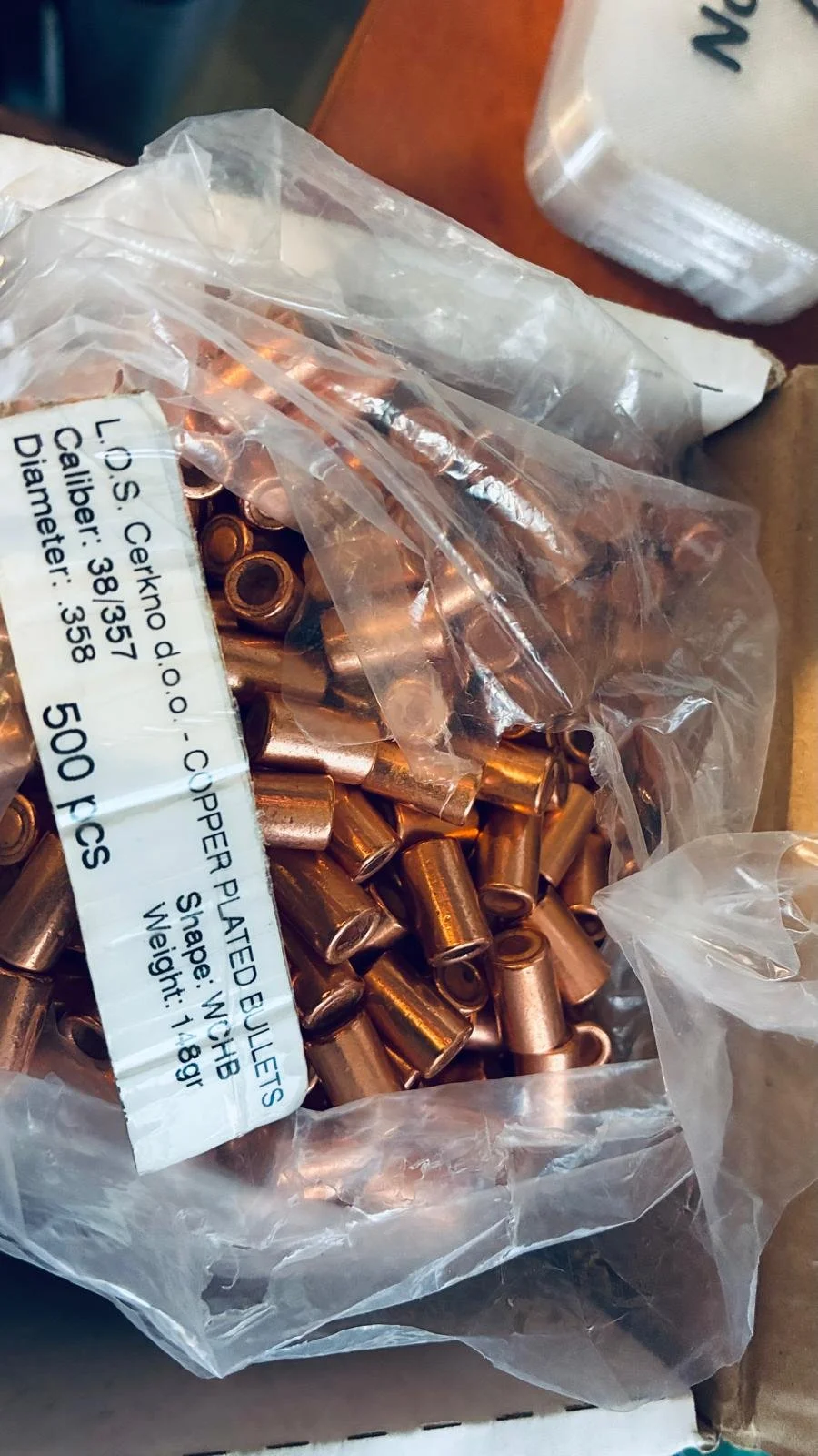 prawie 500 sztuk pocisków LOS 38/357 WCHB