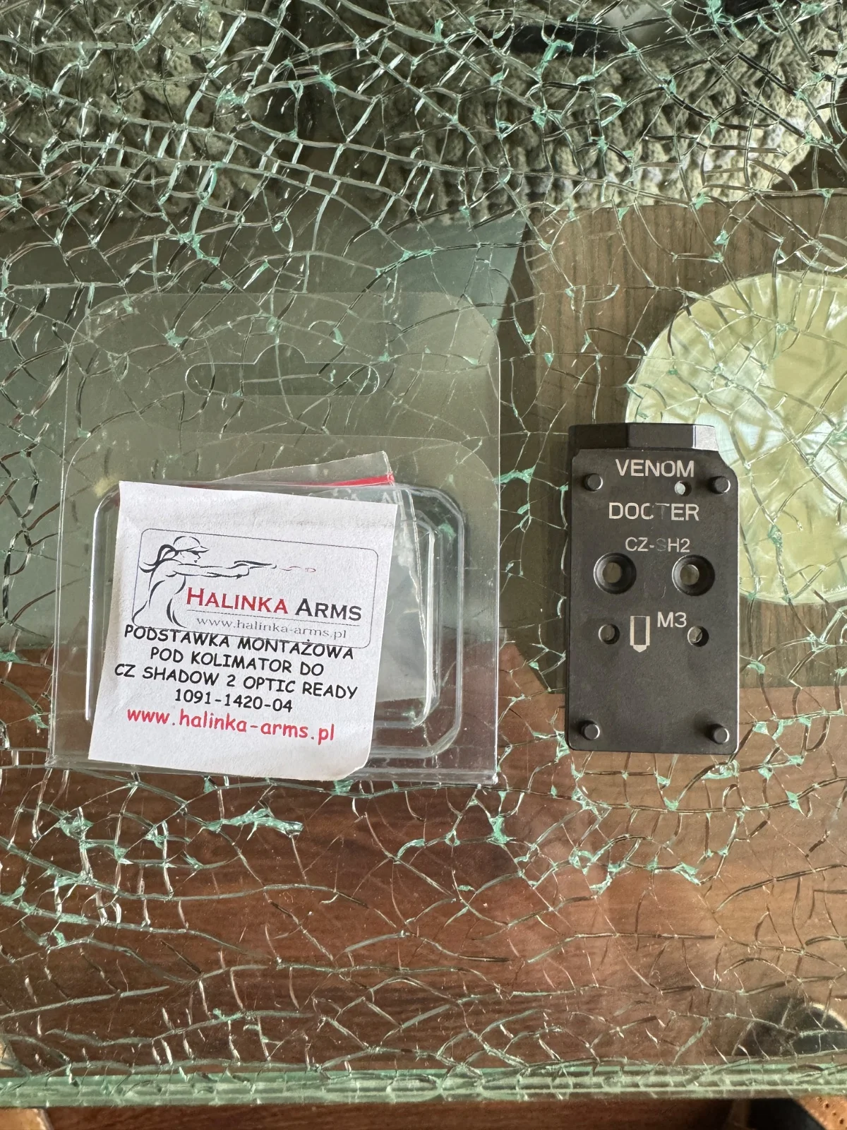 Płytka pod kolimator do CZ shadow 2, CZ P10