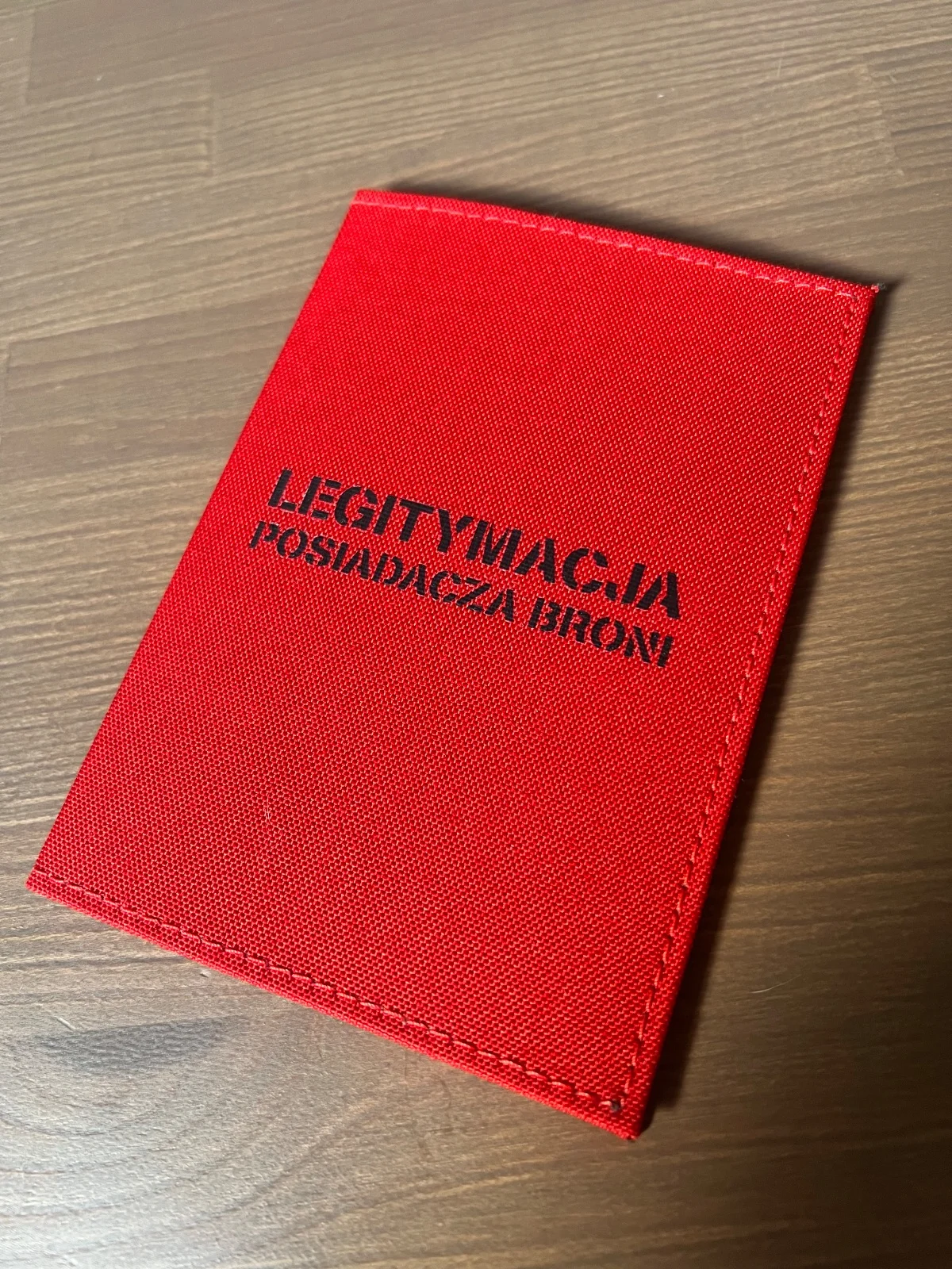 Okładka na legitymację posiadacza broni