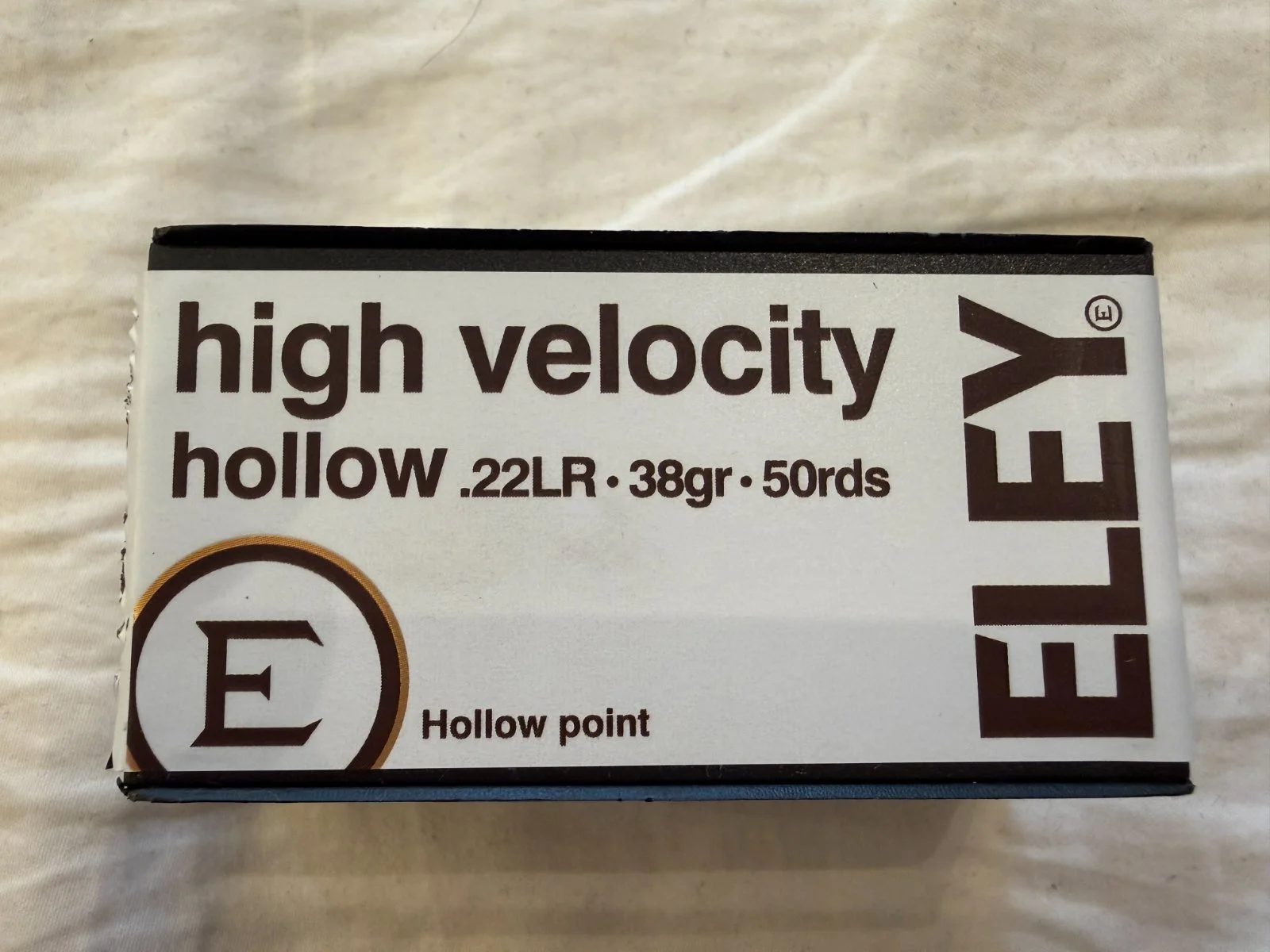 Eley High Velocity Hollow .22LR 38gr, 750 szt.