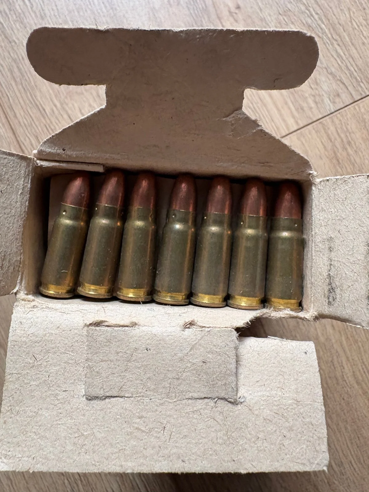 Amunicja 7,62 x 25, 1,6zł sztuka.