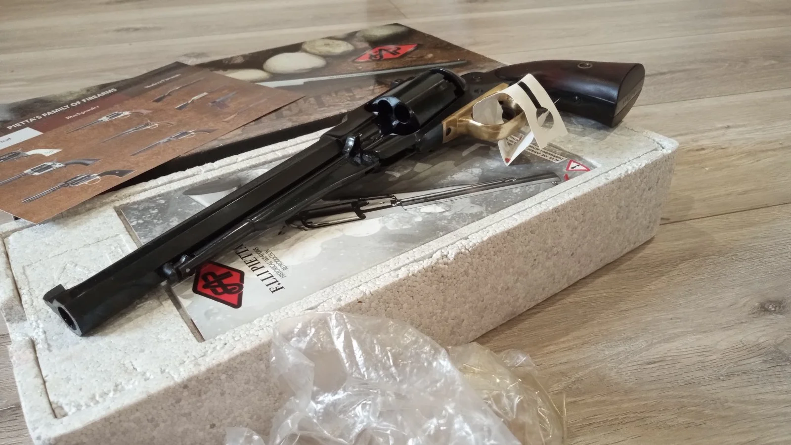 Rewolwer Remington 1858 Target 8 cali od pietty NOWY