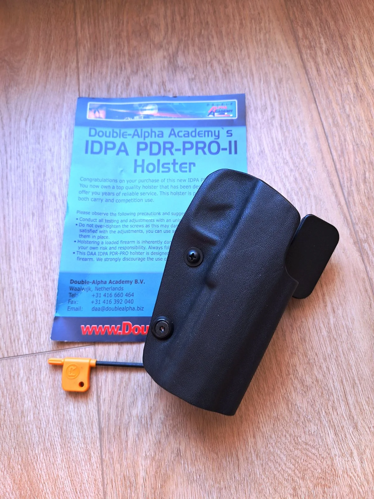 Kabura DAA IDPA PDR PRO-II do CZ SHADOW 2 / SP01 / TS2 / TAN STK3