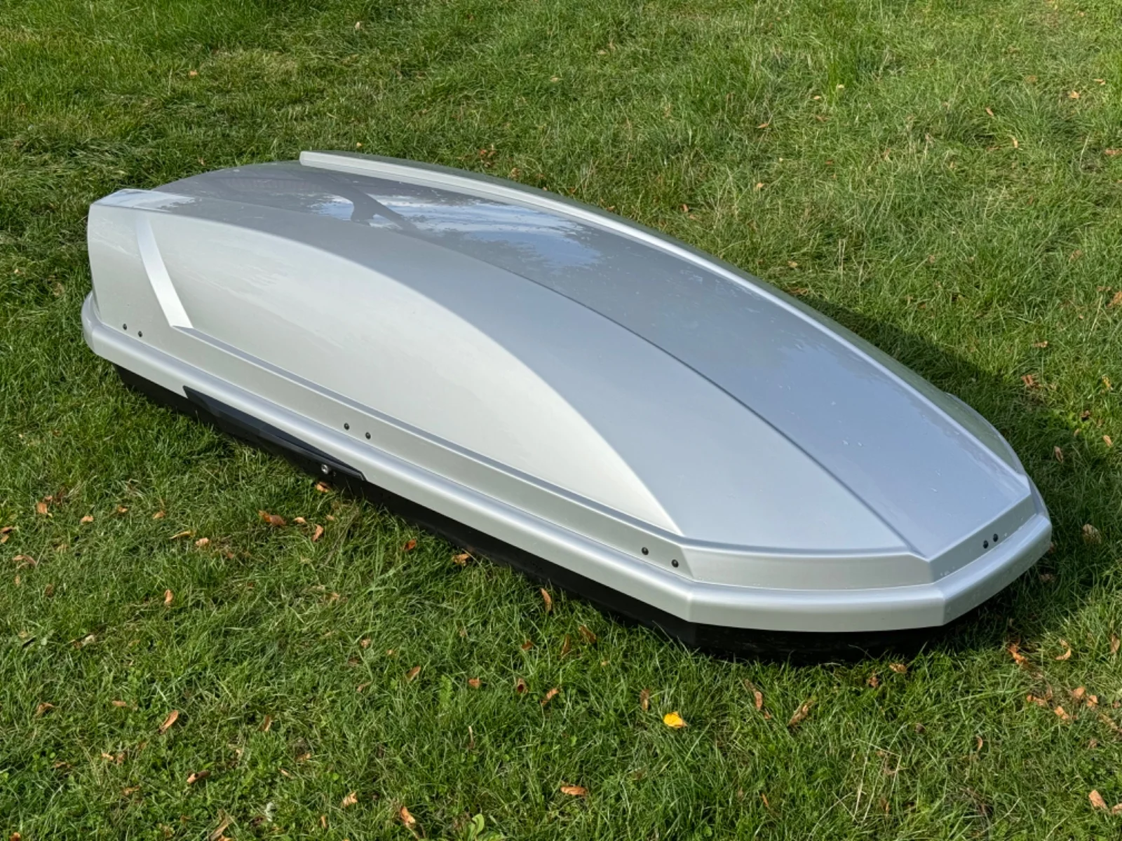 Bagażnik Box dachowy Taurus Adventure 480 srebrny połysk