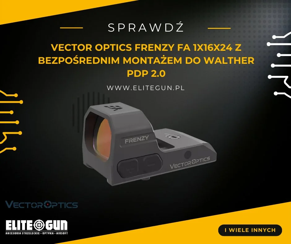 Kolimator Frenzy FA 1x16x24 - Walther PDP 2.0 OR - Czarny - SCRD-83