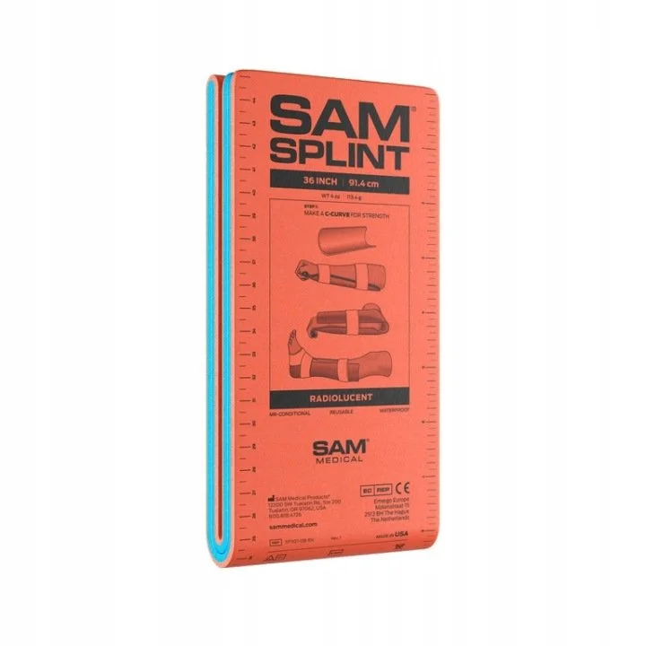 Szyna unieruchamiająca SAM Medical Splint XL 91,4 cm prosta/zwijana
