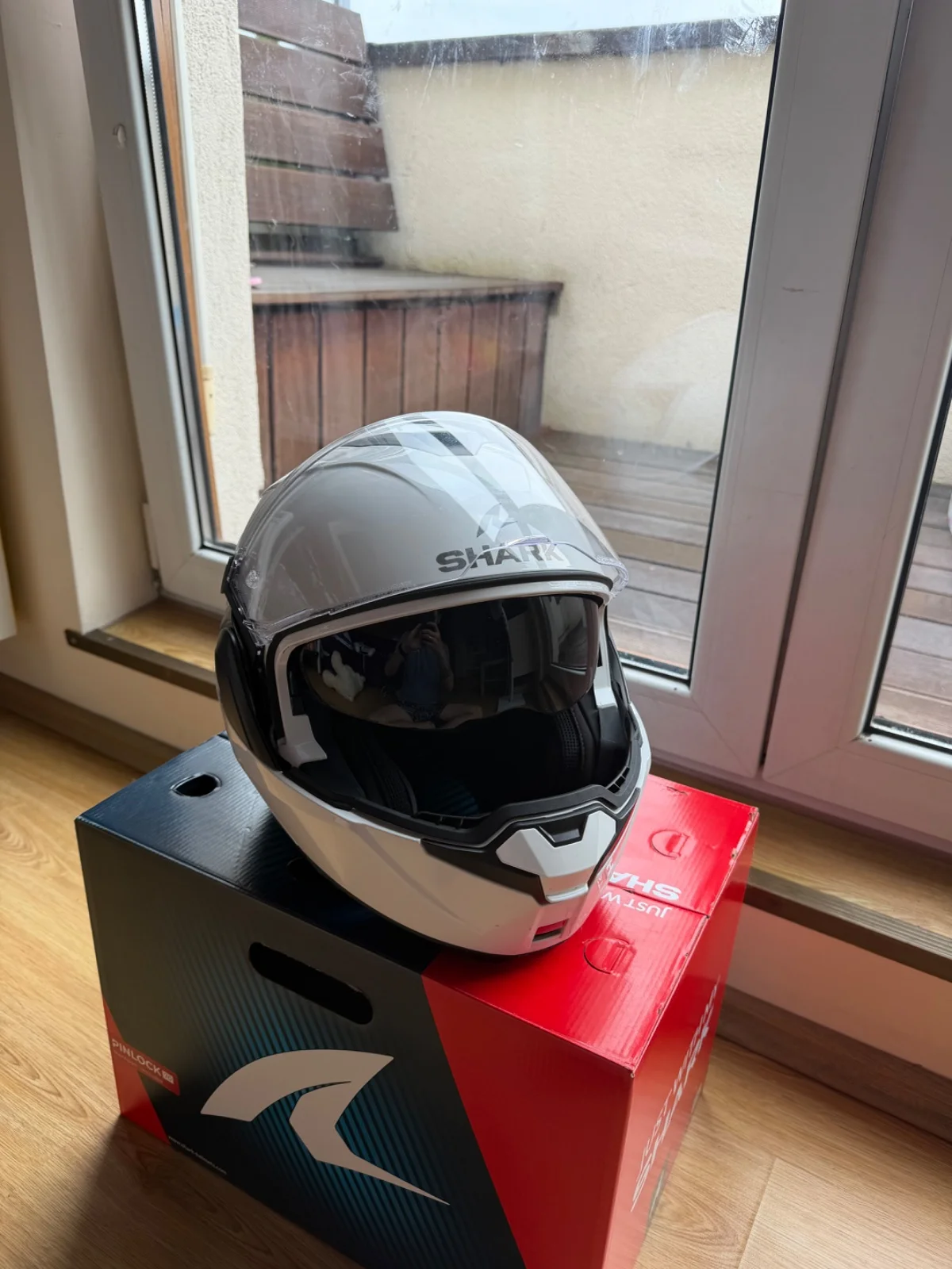Kask szczękowy Shark OXO Blank rozmiar L