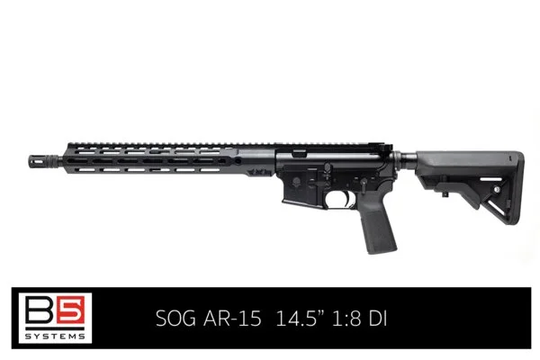 SOG AR-15 AMBI 14.5" LUFA 1:8,CZARNY, B5