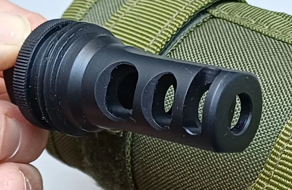 NOWA CENA! Moderator/ tłumik - kal. 308W/ 7,62mm CQB-10 Titanium QD /Kompensator. NOWY! - zdjęcie 7