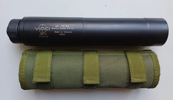 NOWA CENA! Moderator/ tłumik - kal. 308W/ 7,62mm CQB-10 Titanium QD /Kompensator. NOWY!