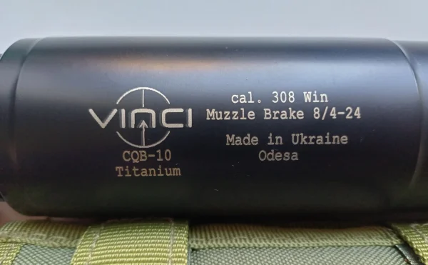 NOWA CENA! Moderator/ tłumik - kal. 308W/ 7,62mm CQB-10 Titanium QD /Kompensator. NOWY! - zdjęcie 2