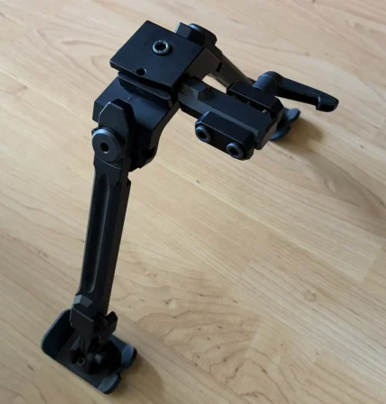 Bipod Fortmeier H210 / 45 z adapterem QD na górną szynę RIS