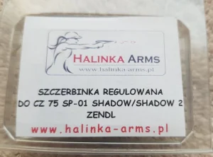 Szczerbinka regulowana CZ 75 SP-01 Shadow, CZ Shadow 2, Zendl