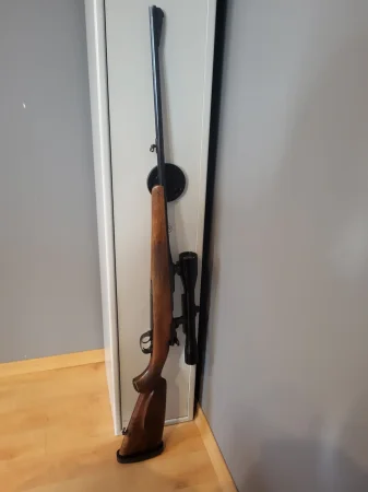 Myśliwski Mauser 98 7x64 40sztuk amunicji luneta 6x nowa stopka kolby - zdjęcie 2