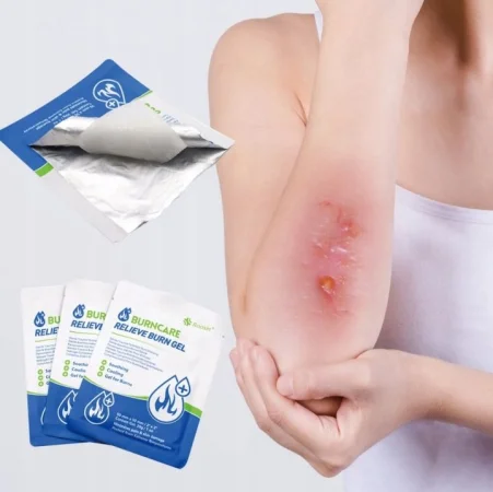 Sterylny opatrunek hydrożelowy na oparzenia 5x5 cm BurnCare 1 szt. - zdjęcie 2