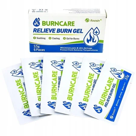 Hydrożelowy opatrunek na oparzenia rany Saszetka Burncare Relieve Burn Gel