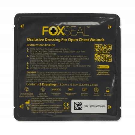 Plaster okluzyjny na klatkę piersiową FoxSeal Celox Opakowanie 2 szt. - zdjęcie 2