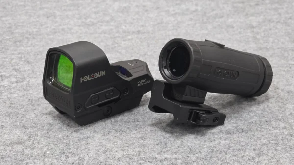 Zestaw Kolimator Holosun 510c wraz z Powiększalnikiem HM3X