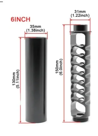 NOWY chiński filtr paliwa, gwint 5/8-24, 2 adaptery 1/2-28 i 1/2-20