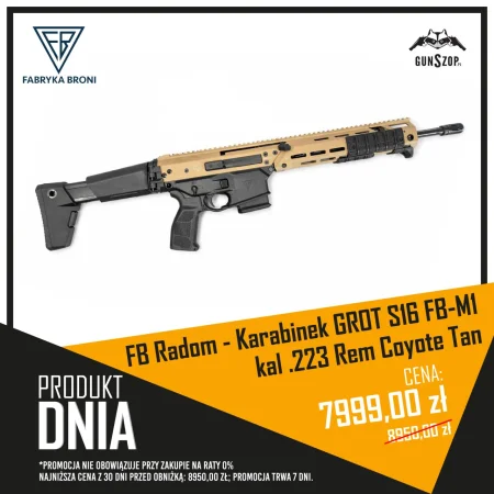 FB Radom - Karabinek GROT S16 FB-M1 kal .223 Rem Coyote Tan