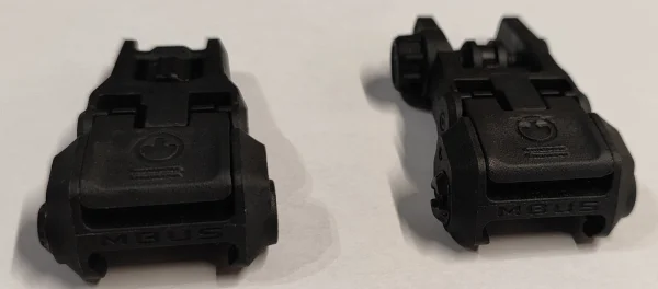 Zestaw przyrządów mechanicznych muszka i przeziernik Magpul MBUS gen 3 ris picatinny AR