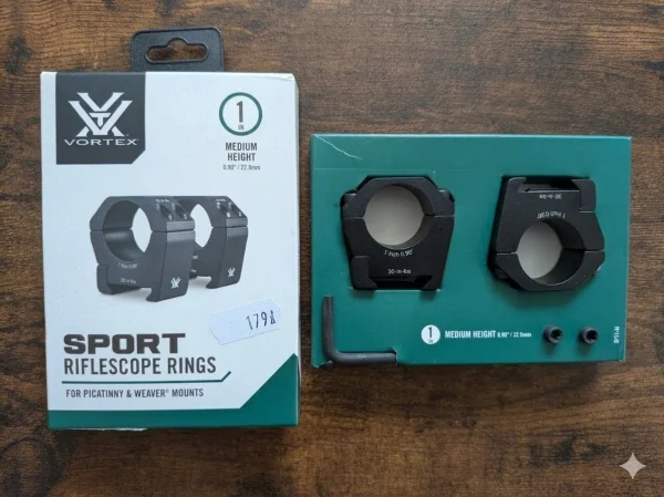Montaż Vortex  Sport dwuczęściowy 1" Weaver/Picatinny