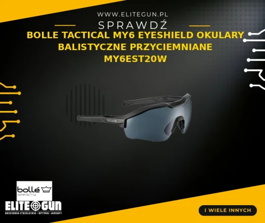 Bolle Tactical MY6 Eyeshield - okulary balistyczne przyciemniane 236,79 zł