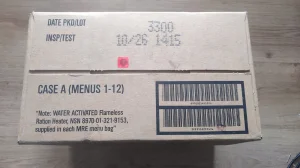 Racje żywnościowe MRE Case A 11szt.