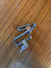 Aluminiowy uchwyt/handstop strzelecki, wykonanie własne