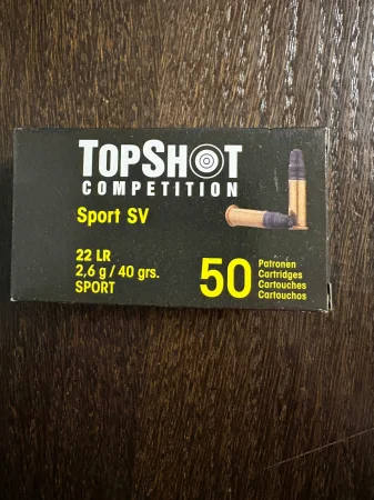 .22 LR TopShot Competition Black Edition 40gr/2,6g
