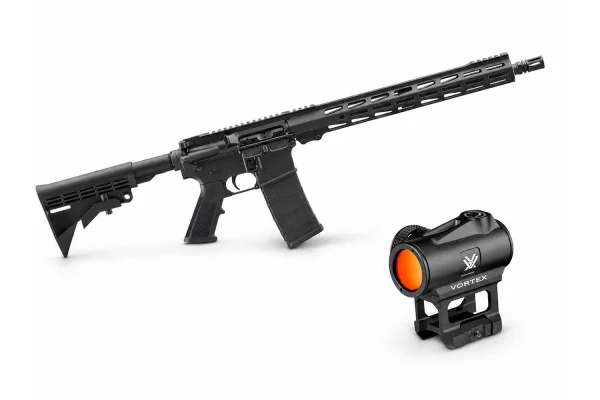 Zestaw promocyjny: RUGER Harrier 16,1" - A2 - Black kal. 5,56Nato / 223Rem z Kolimatorem Vortex Triu