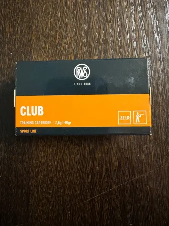 .22 LR RWS Club 40gr/2,6g