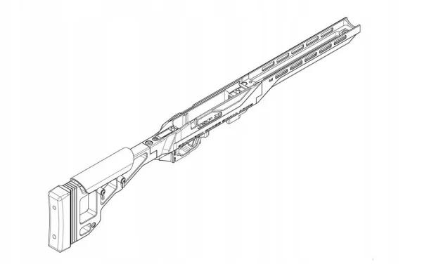 Osada SCSA TSP-X Chassis do Howa 1500 Short Action - zdjęcie 2