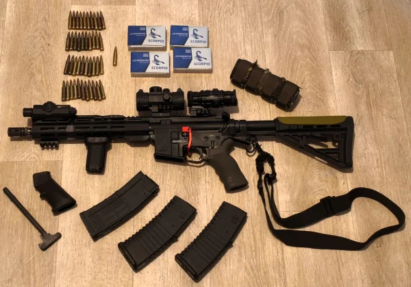 Karabinek .223 Taurus T4 A23 OR lufa 11,5" dużo dodatków