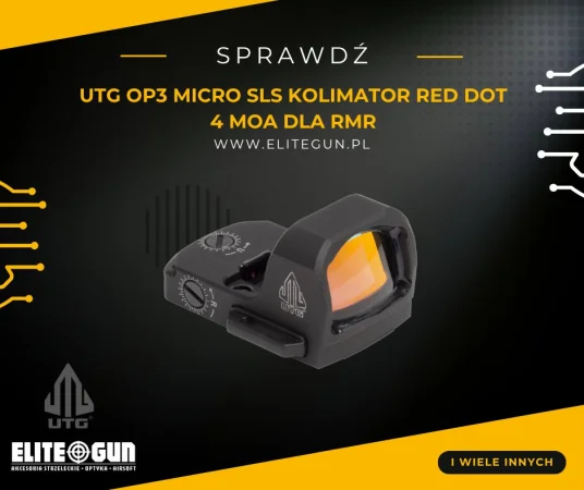 UTG OP3 Micro SLS Kolimator Red Dot 4 MOA dla RMR