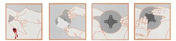 Wentylowy opatrunek klatki piersiowej Chest Seal Vented Rhino Rescue - zdjęcie 4