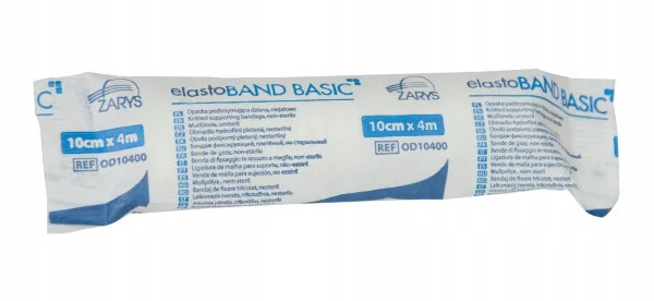 Opaska Zarys elastoBand Basic dziana podtrzymująca 10 cm x 4 m
