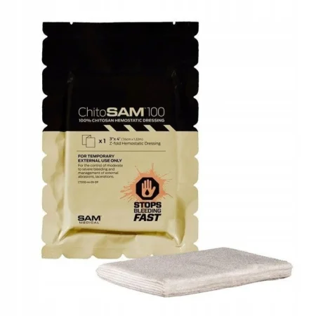 Opatrunek hemostatyczny ChitoSAM 100 składany w Z l 7,6cm x 122cm