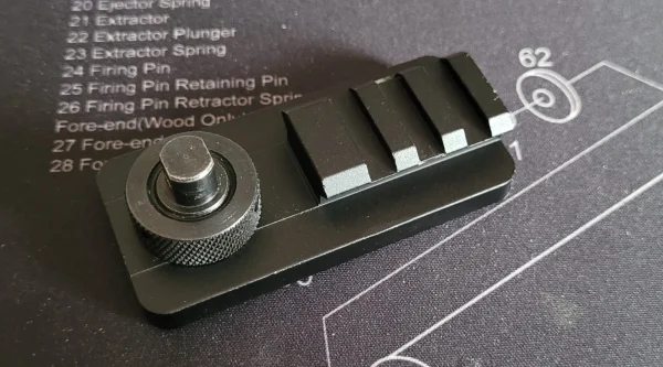 Adapter szyny 22mm na bączek