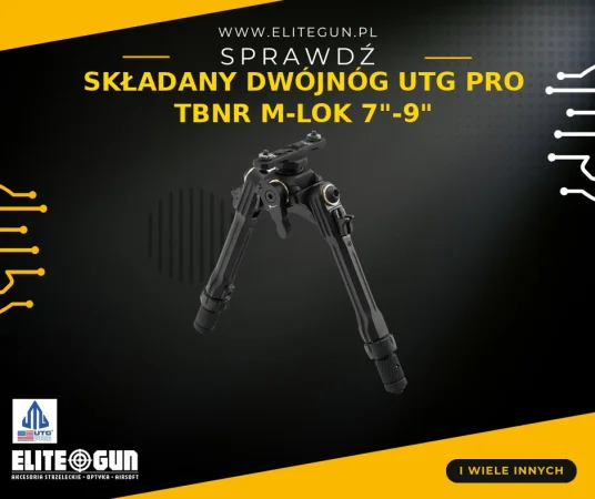 Dwójnóg UTG PRO TBNR M-LOK 7"-9" składany - stabilność i precyzja 1337 zł
