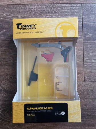 Spust Timney Alpha Competition Red Glock Gen 3 - 4