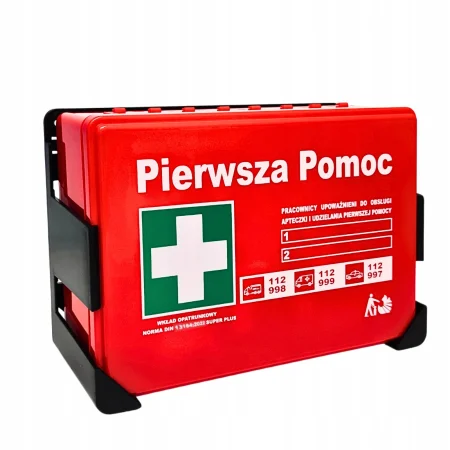 Apteczka wisząca Gauke z wyposażeniem CE dla firm DIN 13164