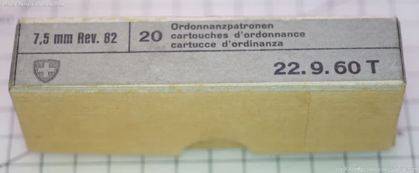 Revolverpatrone 82 7,5mm Ord. KUPIĘ